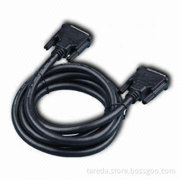 Male to Male DVI Cable with 80°C Temperature and 30V Rated Voltage